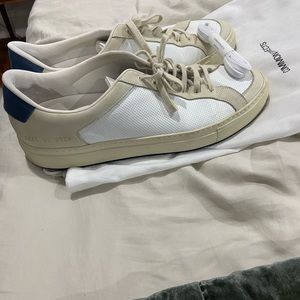 Common projects retro rare size 10. Worn once basically brand new. Size to big